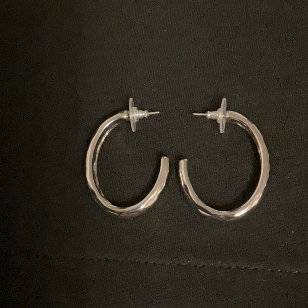 Silver Tone Earring Bundle - image 2